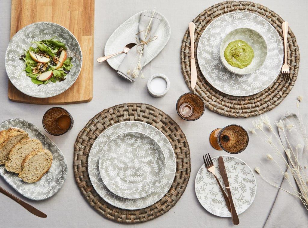Tognana Tableware Madison Foliage Dinner Set 18pcs